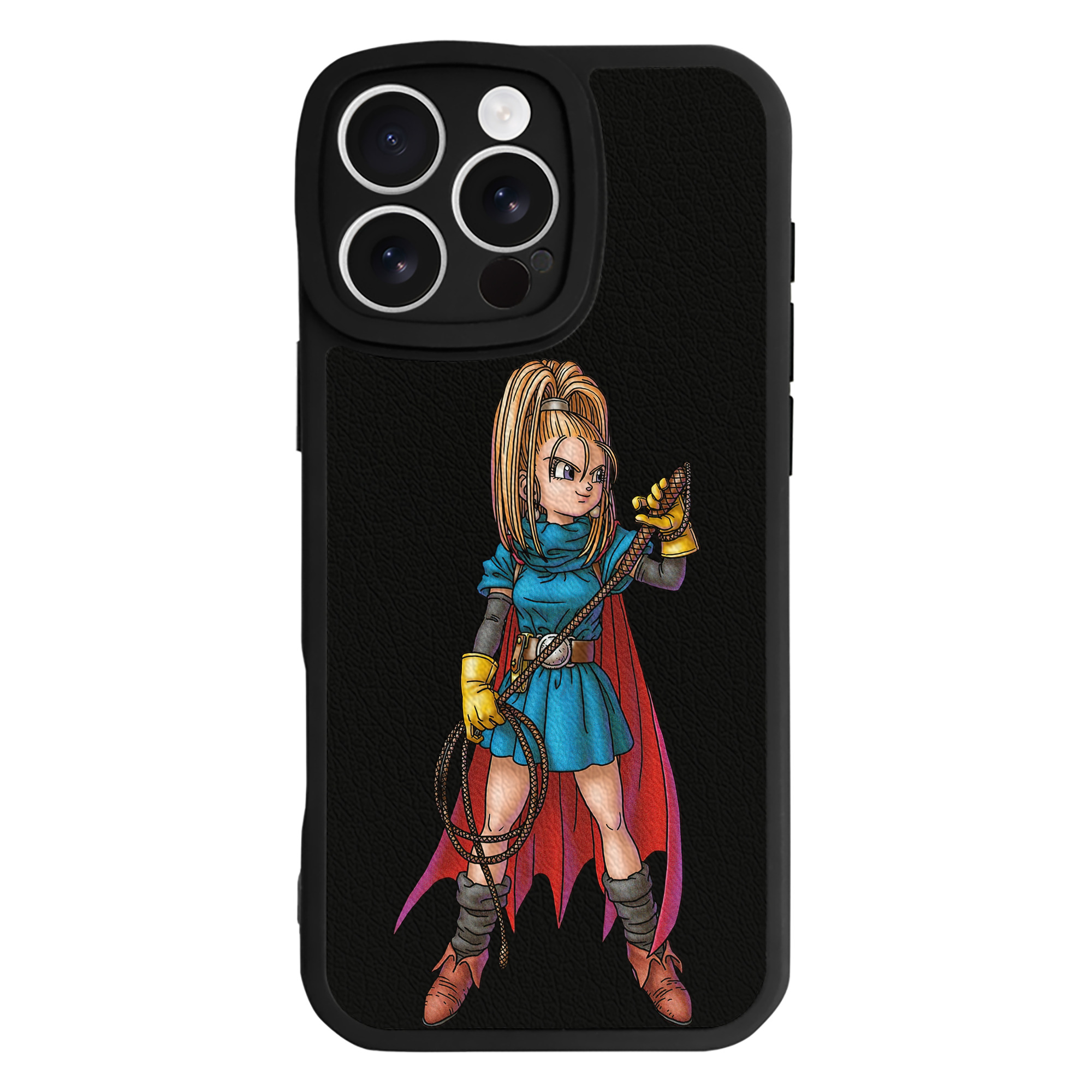 （画像用） ドラゴンクエスト Doragon Kuesuto Dragon Quest 【iPhone 16シリーズ対応】シリコンスマホケース（レザー調） 材質：シリコン